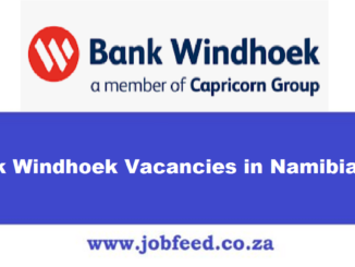 Bank Windhoek Vacancies