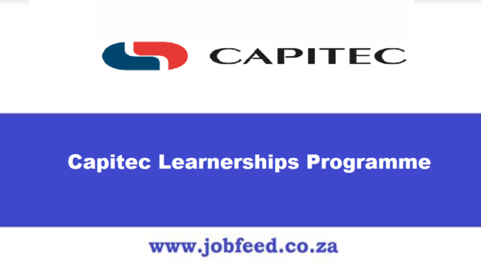 Capitec Learnerships Programme