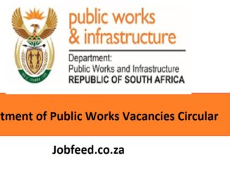 Department of Public Works Vacancies Circular