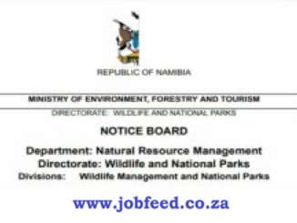 Directorate of Wildlife and National Parks (DWNP) Cleaner Vacancies