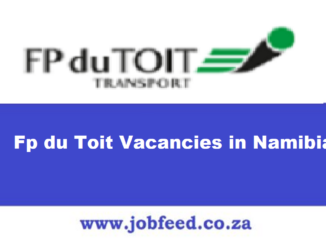 Fp du Toit Vacancies