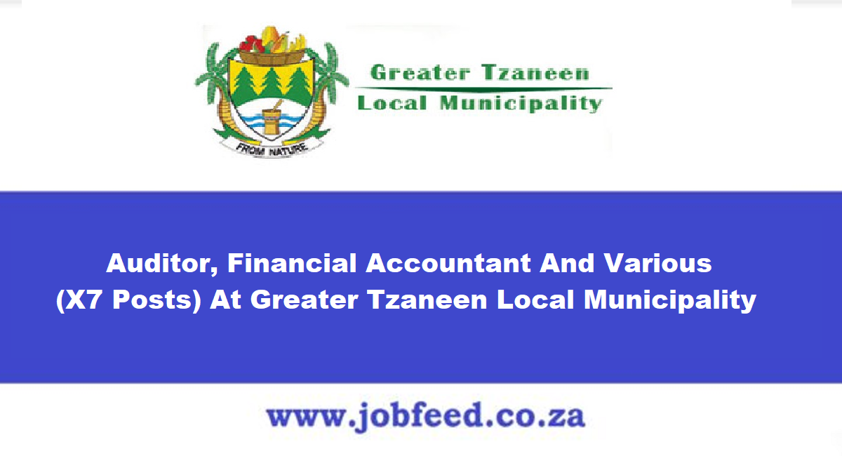 Greater Tzaneen Local Municipality Vacancies 2024 X30 Posts Za 1478