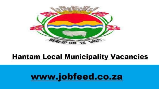 Hantam Local Municipality Vacancies