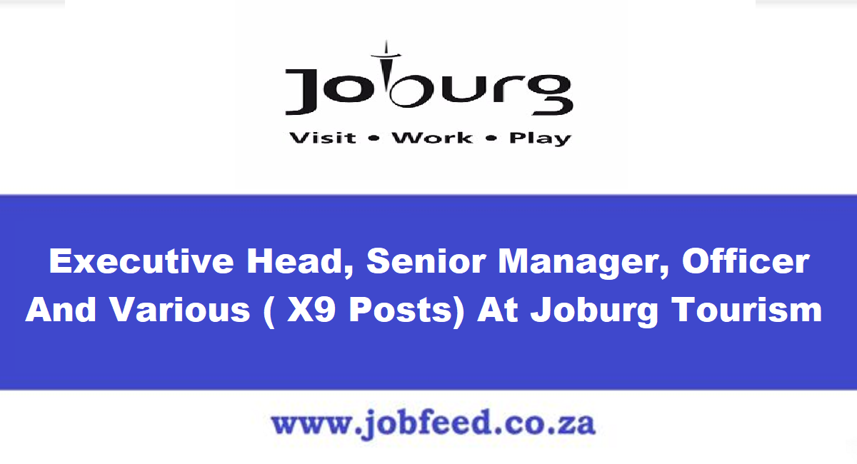 joburg tourism vacancies