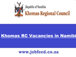 Khomas RC Vacancies