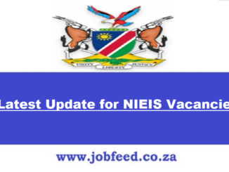 Latest Update for NIEIS Vacancies