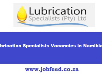 Lubrication Specialists Vacancies