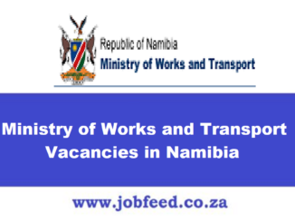 Ministry of Works and Transport Vacancies