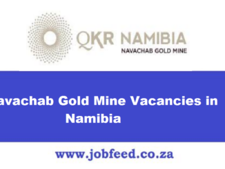 Navachab Gold Mine Vacancies