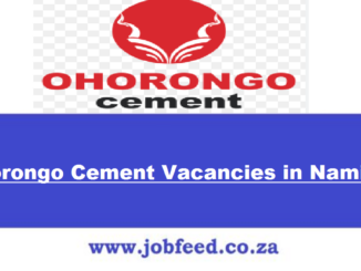 Ohorongo Cement Vacancies