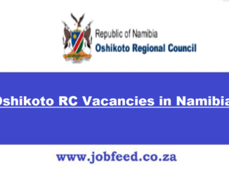 Oshikoto RC Vacancies