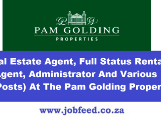 Pam Golding Properties Vacancies