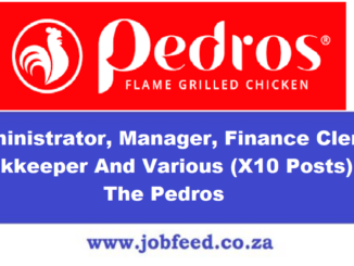 Pedros Vacancies