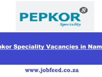 Pepkor Speciality Vacancies