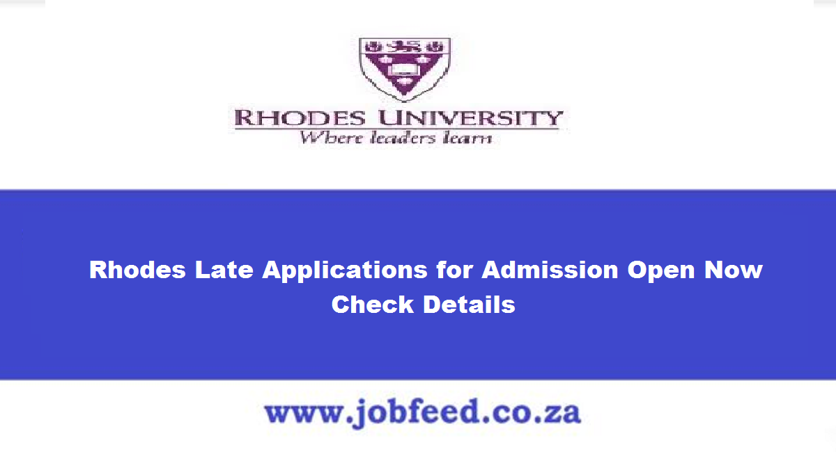 Rhodes Late Applications for Admission 2024/2025 Open Now Check Details