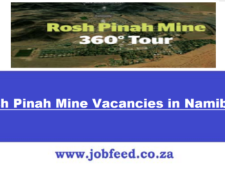 Rosh Pinah Mine Vacancies