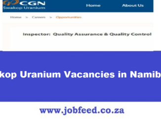 Swakop Uranium Vacancies