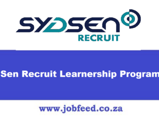 SydSen Recruit Learnership Programme