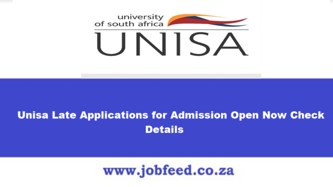 Unisa Late Applications