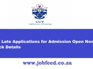 Vaal Late Applications