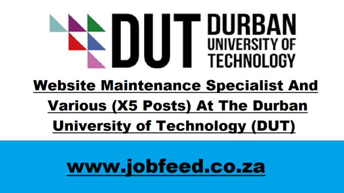 DUT Vacancies