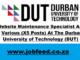 DUT Vacancies