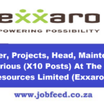 Exxaro Vacancies