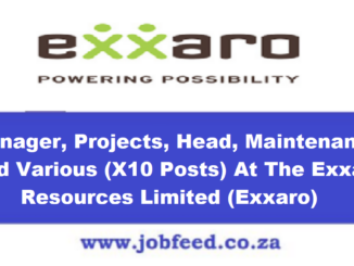 Exxaro Vacancies