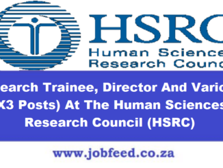 HSRC Vacancies