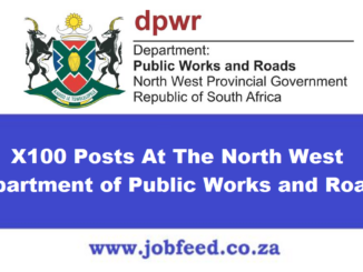 North West Department of Public Works and Roads Vacancies