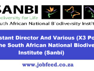 Sanbi Vacancies