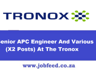 Tronox Vacancies