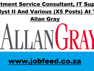 Allan Gray Vacancies