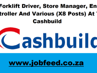 Cashbuild Vacancies