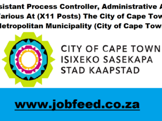 City of Cape Town Vacancies