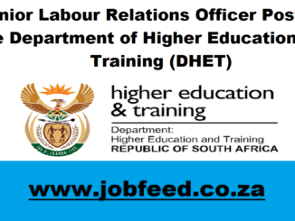 DHET Vacancies