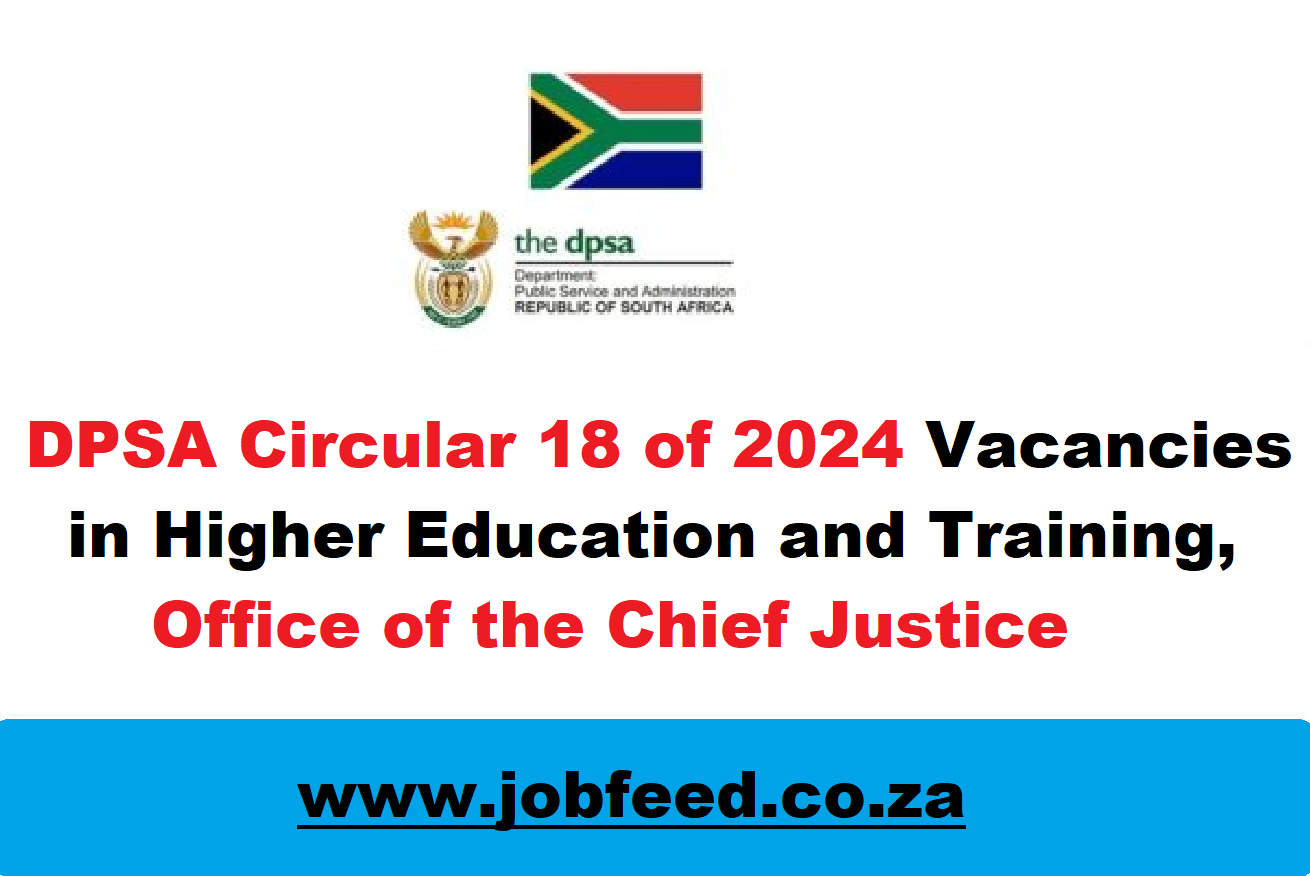 DPSA Circular 18 of 2024 Released on 24 May 2024 PDF Download » Jobfeed ...