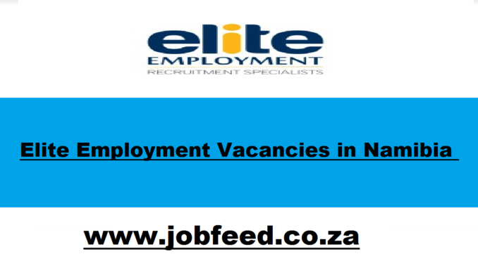 Elite Employment Vacancies