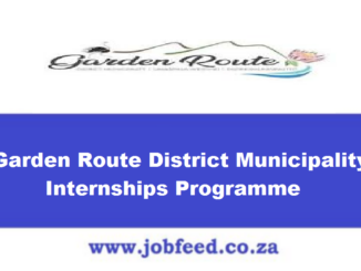 Garden Route District Municipality Internships Programme