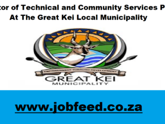 Great Kei Local Municipality Vacancies