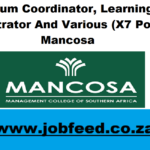 Mancosa Vacancies