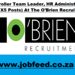 O’Brien Recruitment Vacancies