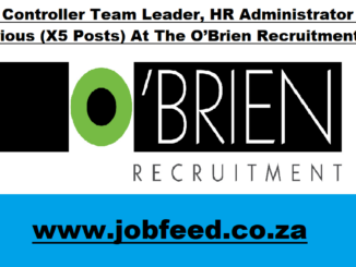 O’Brien Recruitment Vacancies