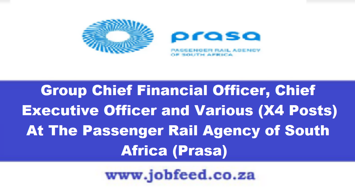 Prasa Vacancies 2024 X4 Posts Za