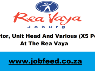 Rea Vaya Vacancies