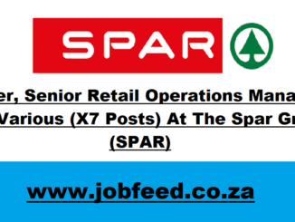 SPAR Vacancies