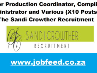 Sandi Crowther Recruitment Vacancies