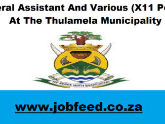 Thulamela Municipality Vacancies