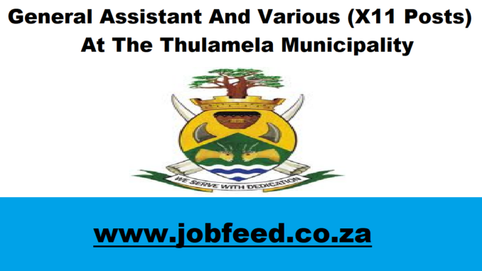 Thulamela Municipality Vacancies