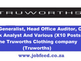 Truworths Vacancies